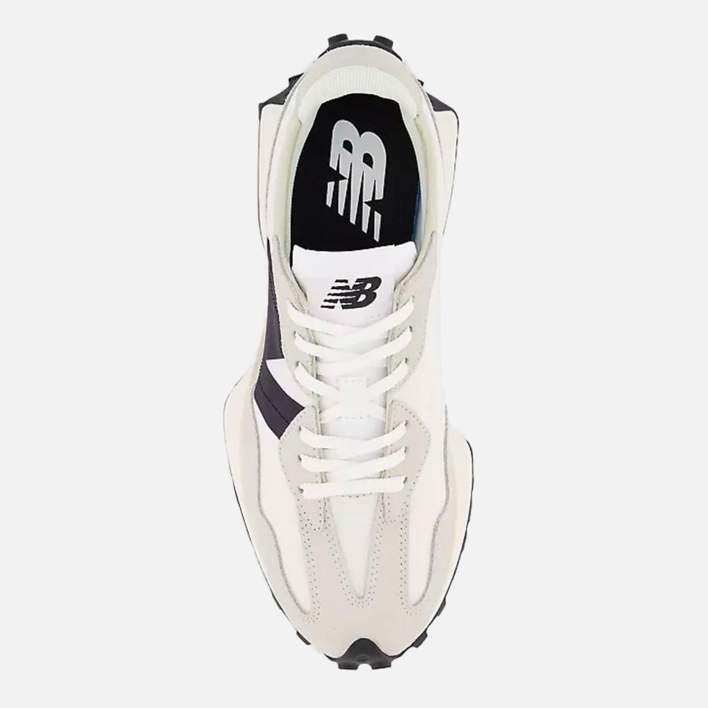 New Balance Women’s Cream, White & Black Retro Runner Sneakers - Picture 4 of 16